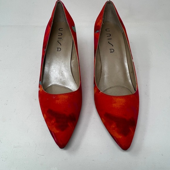 Unisa Blue Pink Heels Classic Pump Design - Picture 2 of 7